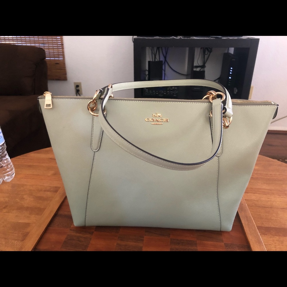 Coach zip tote